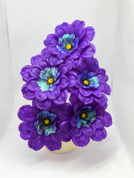 Dalia Grande Tornasol - Medida Flor 19CM